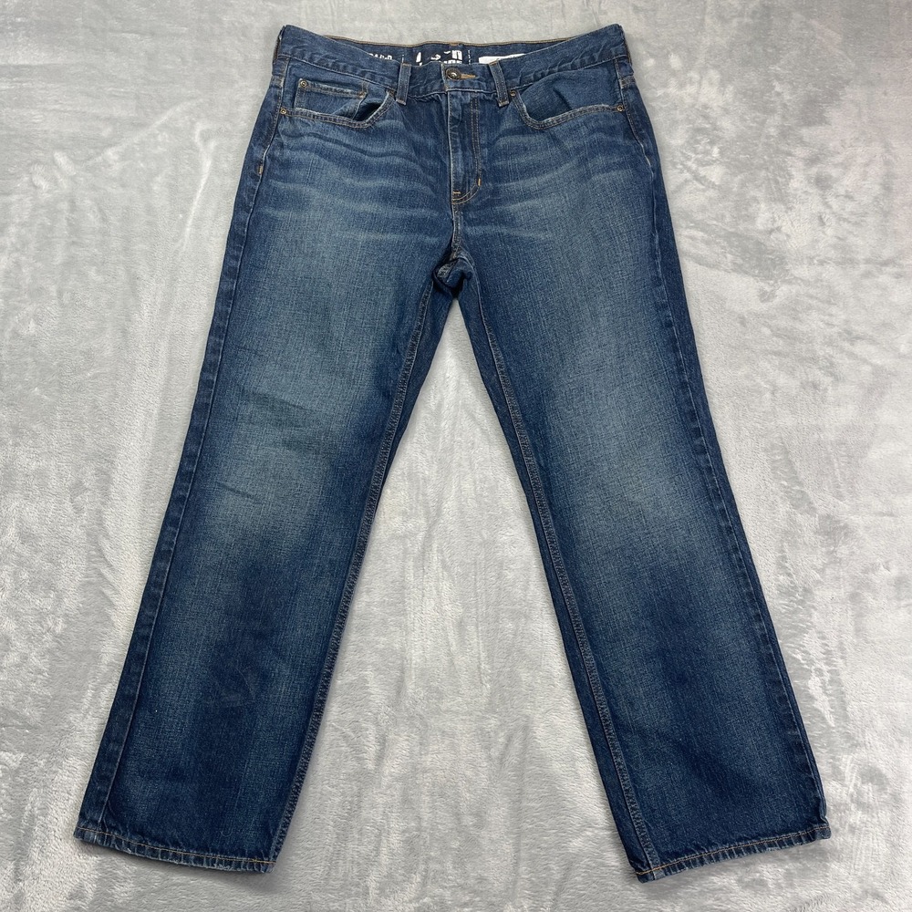Urban Pipeline Jeans Mens 34x30 Blue Denim Americana Straight Leg Streetwear